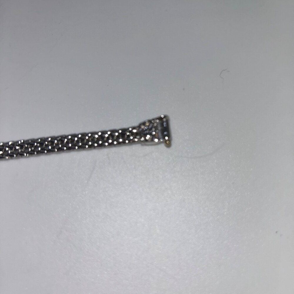 John Medeiros 2-Strand Bracelet Rhodium-Plated Bracelet Champagne Crystal - Picture 11 of 15